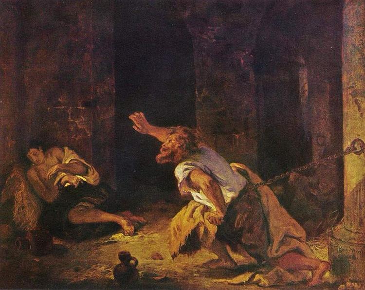 Eugene Delacroix The Prisoner of Chillon oil painting image